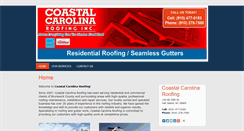 Desktop Screenshot of coastalcarolinaroofing.com