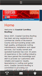 Mobile Screenshot of coastalcarolinaroofing.com